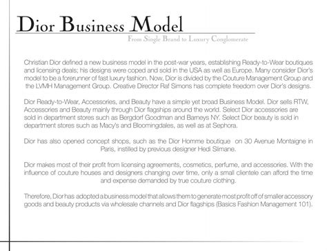 dior business analyst